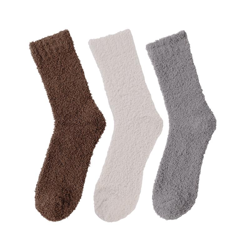 Comfelie Womens Fuzzy Socks Slipper Plush Warm Winter Sleep Home Soft Socks  SO087-SO090