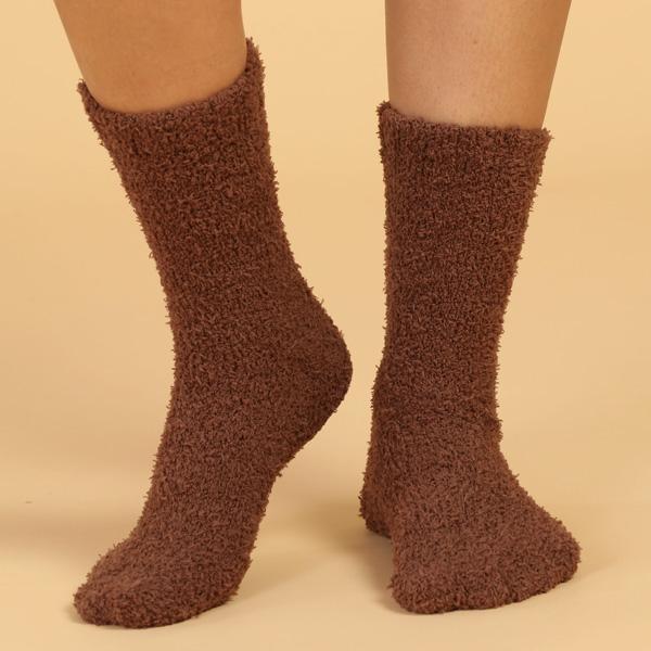 Comfelie Womens Fuzzy Socks Slipper Plush Warm Winter Sleep Home Soft Socks  SO087-SO090