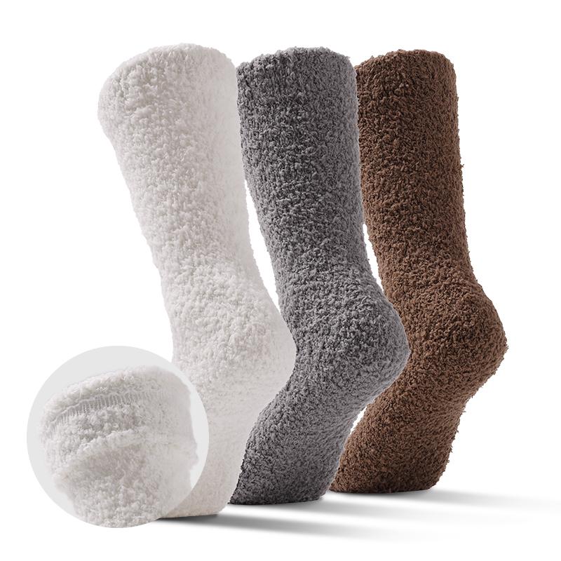 Comfelie Womens Fuzzy Socks Slipper Plush Warm Winter Sleep Home Soft Socks  SO087-SO090