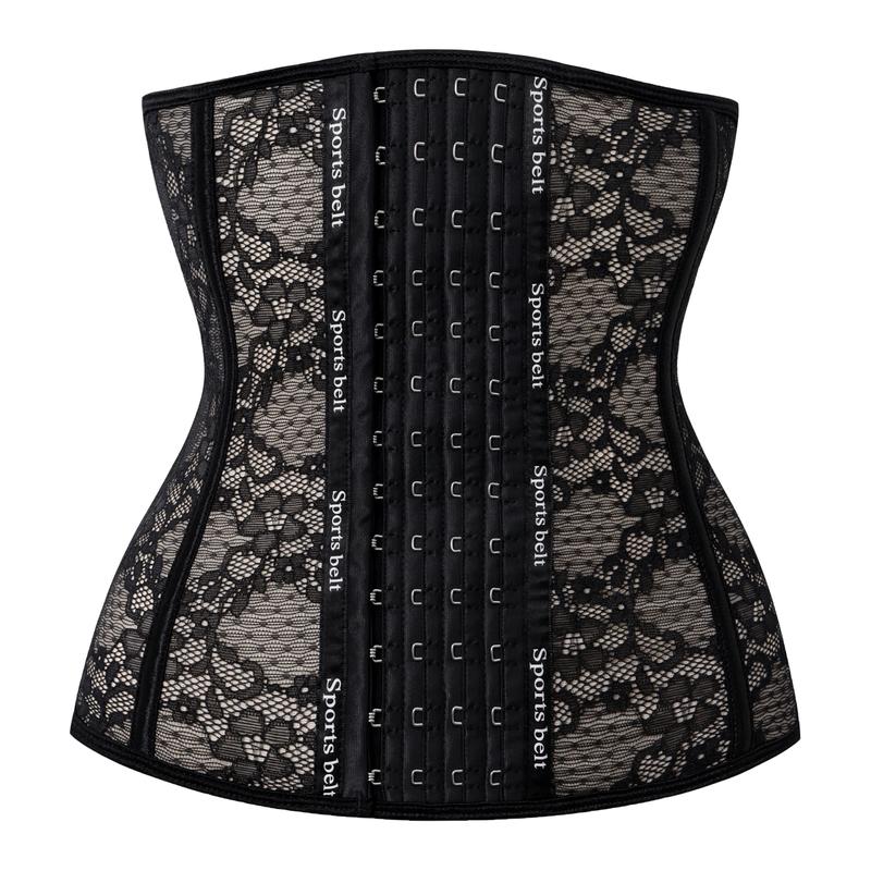 WERENA Women's Waist Trainer Corset Shapewear Tummy Control Shaping Waist Cincher Belly Band Lace Sport Belt