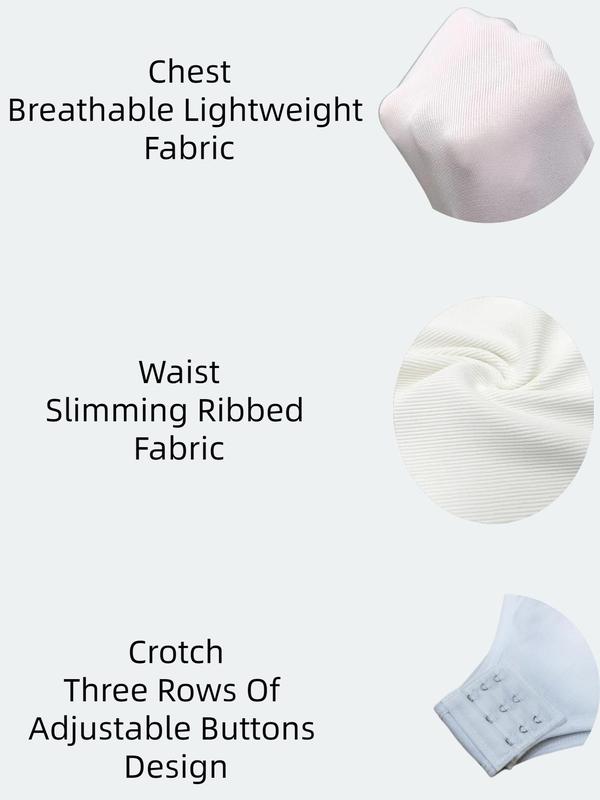 Women's Solid Scoop Neck Shapewear Bodysuit, Casual Comfort Long Sleeve Slimming Bodysuit, Lady Shapewear for Spring Fall, Womenswear