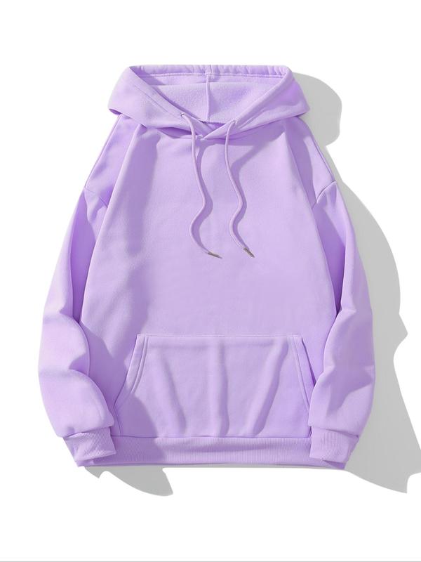 Women's Butterfly Print Drop Shoulder Long Sleeve Hoodie, Drawstring Kangaroo Pocket Hooded Sweatshirt, Pullover Tops for Fall & Winter, Spring 2024 Fashion