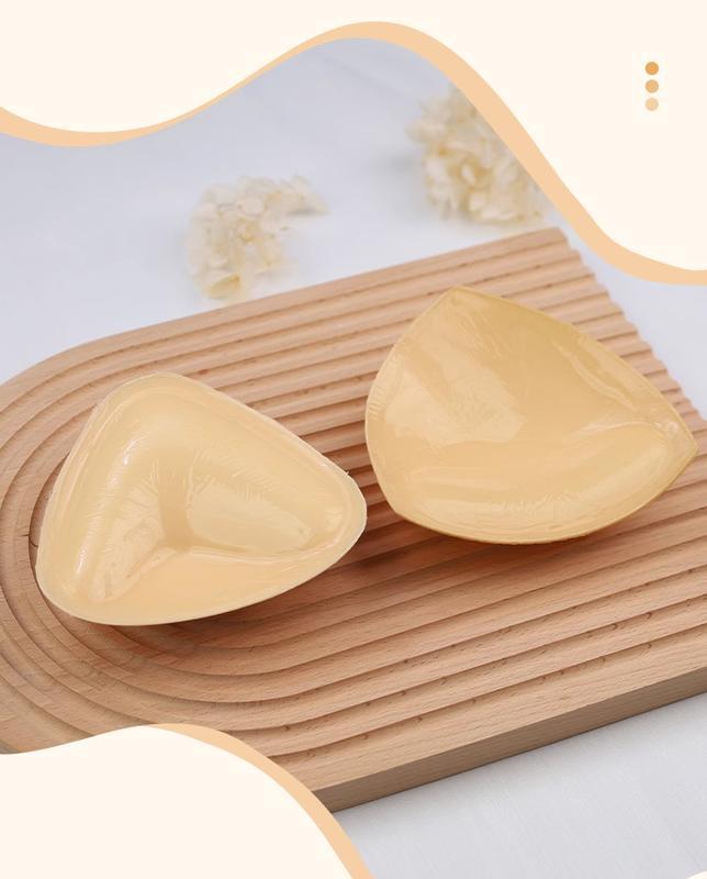 KISWON 2024 Newest Double-Sided Sticky BraInserts Adhesive Bra Pads Push up BreastEnhancers Pads Reusable Padded Uitra LiftInserts