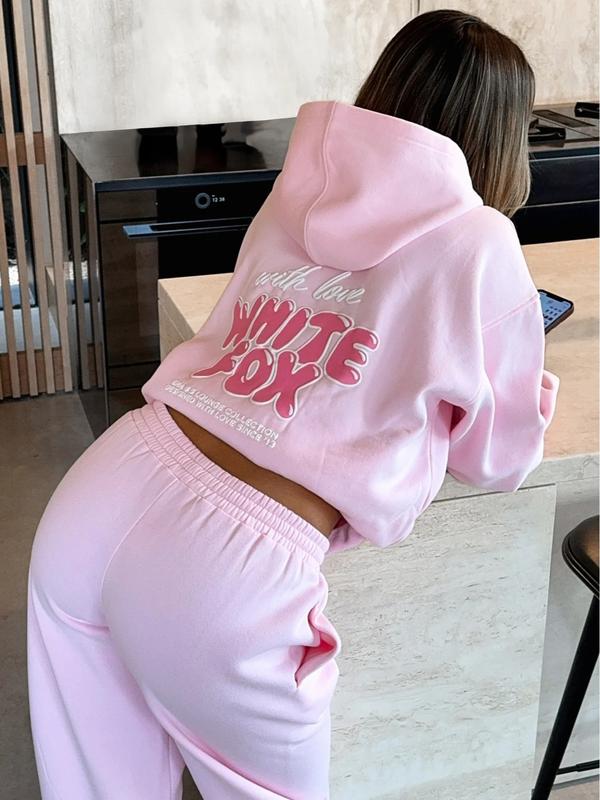 Whitefox Hoodie in 8 Colours- WITH LOVE FOREVER TEE BIKE SHORTS1 - Leisure Hoodie, Bubbly, Christmas, Gift Idea 8,
