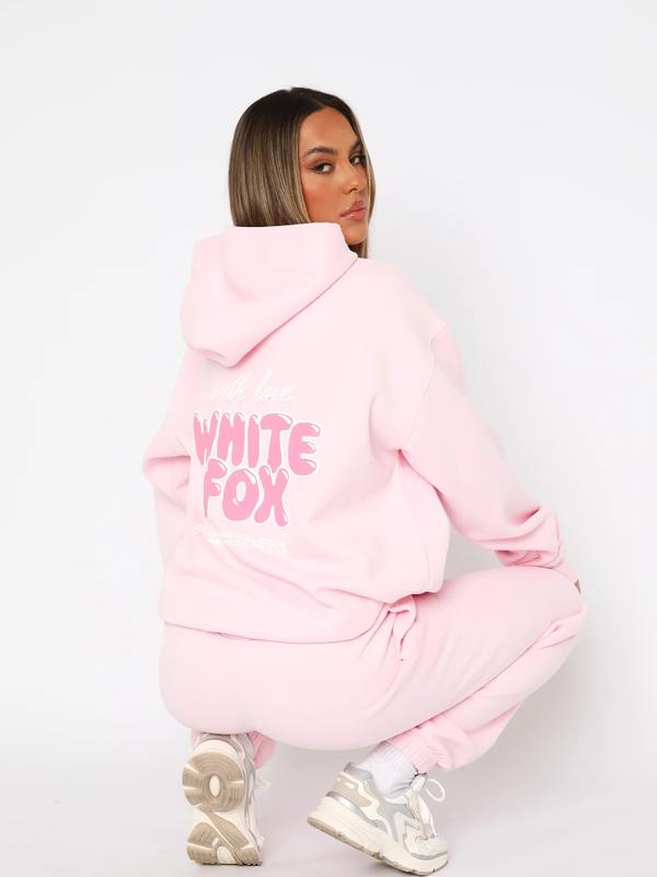 Whitefox Hoodie in 8 Colours- WITH LOVE FOREVER TEE BIKE SHORTS1 - Leisure Hoodie, Bubbly, Christmas, Gift Idea 8,