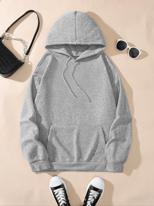 Women's Butterfly Print Drop Shoulder Long Sleeve Hoodie, Drawstring Kangaroo Pocket Hooded Sweatshirt, Pullover Tops for Fall & Winter, Spring 2024 Fashion