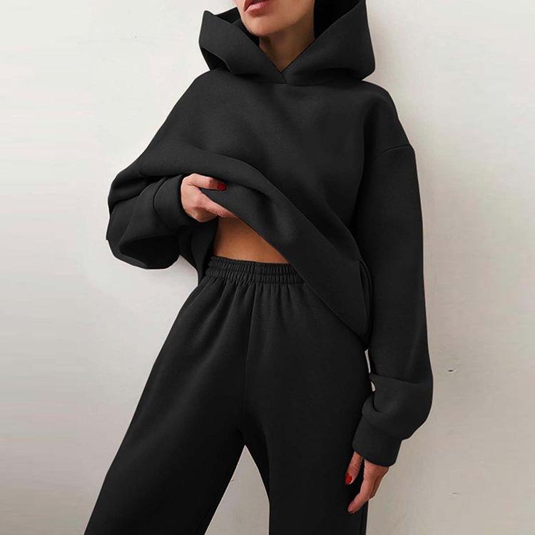 Christmas Gift Christmas Gift Limited EditionTwo Piece Set | Customized Minimalist Hoodie | For Stress & Anxiety, Women's Casual Fashion Thickened Long Sleeve Sweater Pants
