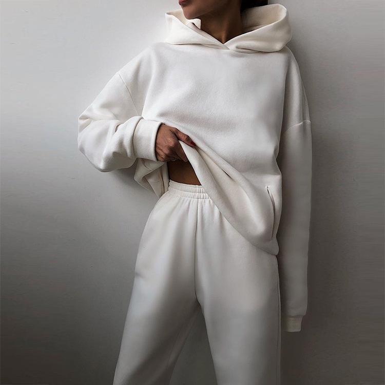 Christmas Gift Christmas Gift Limited EditionTwo Piece Set | Customized Minimalist Hoodie | For Stress & Anxiety, Women's Casual Fashion Thickened Long Sleeve Sweater Pants