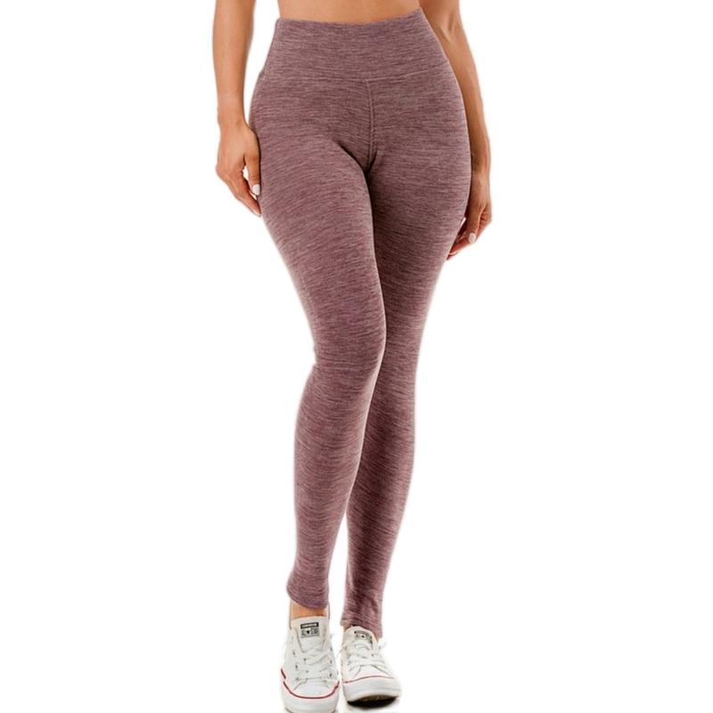 Glenna Leggings- Thermal fur lined winter fleece warm legging. Wide high waist band. Fitted style. Thicker fur lined. Two tone stretch warm material. 92% poly 8% spandex. Import.  92% poly 8% spandex
