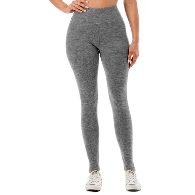 Glenna Leggings- Thermal fur lined winter fleece warm legging. Wide high waist band. Fitted style. Thicker fur lined. Two tone stretch warm material. 92% poly 8% spandex. Import.  92% poly 8% spandex