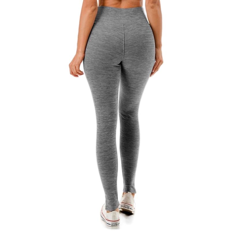 Glenna Leggings- Thermal fur lined winter fleece warm legging. Wide high waist band. Fitted style. Thicker fur lined. Two tone stretch warm material. 92% poly 8% spandex. Import.  92% poly 8% spandex