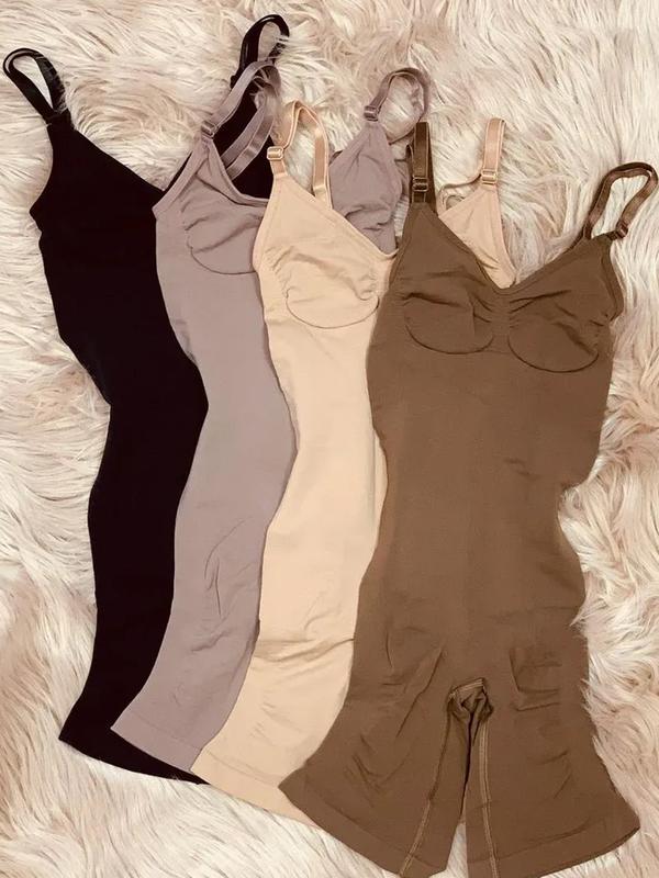 ChicCurve Women's Full Body  Shapewear  Thigh Slimer Tummy Control Butt Lifter Bodysuit  Slimming Seamlessly  Womenswear Sculpting faja