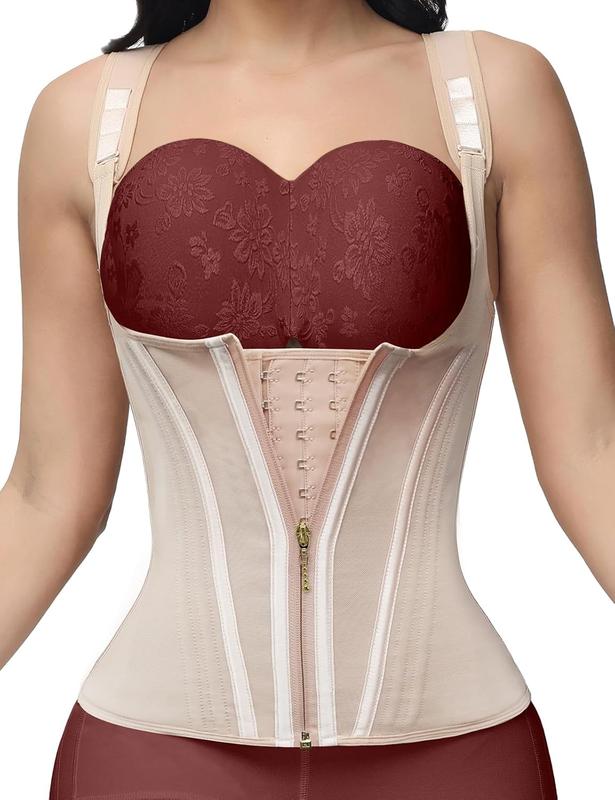 WISHSER Women Girdles Comfortable Underwear Belt Shapewear Colombia Bodysuit with Shoulder Strap