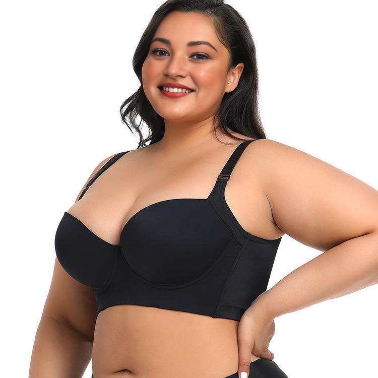 Plus size girls' bra, comfortable, slimming and anti-sagging