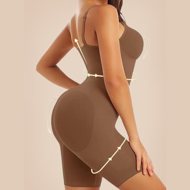 ChicCurve Women's Full Body  Shapewear  Thigh Slimer Tummy Control Butt Lifter Bodysuit  Slimming Seamlessly  Womenswear Sculpting faja