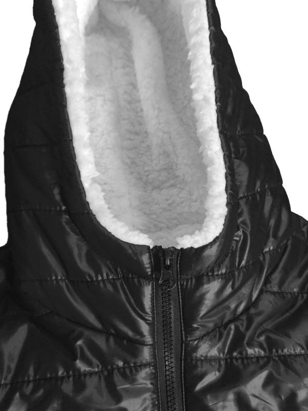 Women's Solid Fuzzy Lined Zip Up Hooded Winter Coats, Casual Long Sleeve Thermal Outerwear for Fall & Winter, Jackets for Women, Women's Clothing for Daily Wear